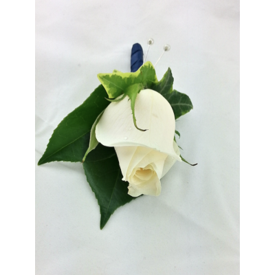 White Rose Buttonhole 